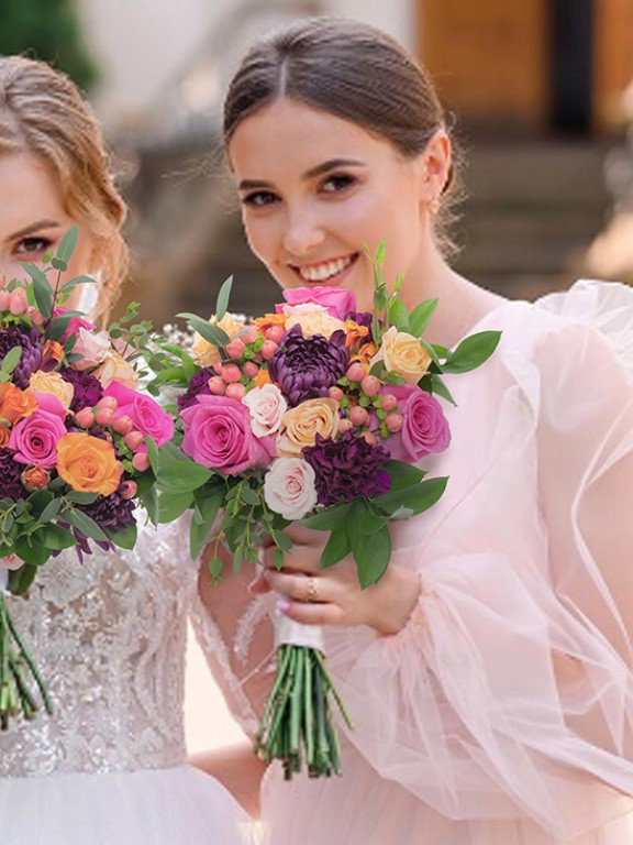 SWEET LOVELY 5 - BRIDESMAID BOUQUET IN A BOX